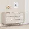 South Shore 65.25" 2 Door Helsy Storage Unit Natural Walnut: Laminated Particle Board, 6 Shelves, Office Cabinet - 4 of 4