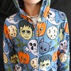 Toddler Little Monsters French Terry Zip Hooded Jacket - Posh Peanut - 4 of 4
