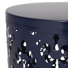 Maggift Patio End Tables, Stylish End Tables for Indoor and Outdoor Use, Ideal for Gardens, Backyard, With Special Design, Blue, 13.75"*13.75"*18" - 4 of 4
