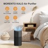 MORENTO Air Purifiers for Home Large Room, Air Cleaner with 7 Color Night Light,KALO,Black,1 Pack - 4 of 4