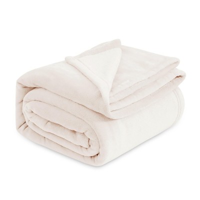 Bedsure | Flannel Blanket Solid 280GSM Soft Fuzzy Plush  Bed Blanket