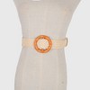 Anna-Kaci Bohemian - Style Woven Belt with Round Plastic Buckle - 3 of 4
