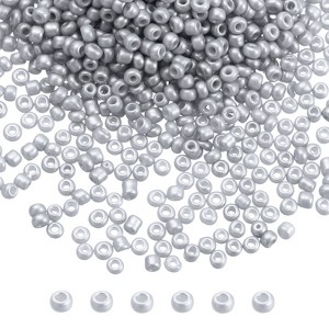Unique Bargains Loose DIY Earring Necklace Making Glass Round Beads 12000 Pcs - 1 of 4