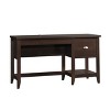 Homy Casa Engineered Wood Writing Desk with Drawer & Open Shelf for Home Office, Brown - 2 of 4