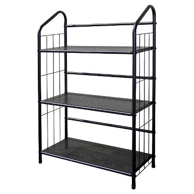 Italplast Metal Book Rack Black