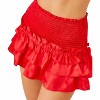 Women's Smocked Waist Ruffle Skort - day + moon - 3 of 4
