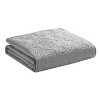 VCNY 3pc King Ocean Square Pinsonic Quilt Set Gray: Hypoallergenic, Embroidered, Nautical Style - 4 of 4