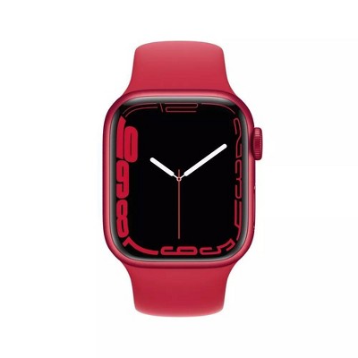 Apple Watch Series 7 Gps 45mm (product)red Aluminum Case With Red 