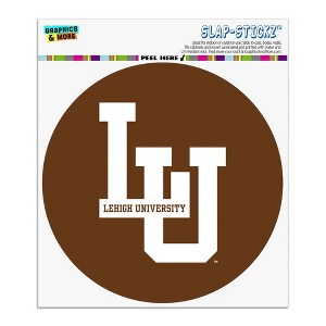 Lehigh University Primary Logo Automotive Car Window Locker Circle Bumper Sticker - 1 of 4