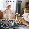 Acekool Washable Rugs - Modern Striped Non-Slip Area Rug - 4 of 4
