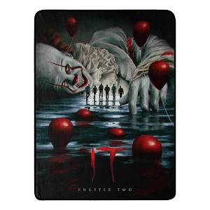 Warner Bros. It 2 Pennywise Hallucination Micro Raschel Throw Blanket 46×60 Inches - 1 of 4