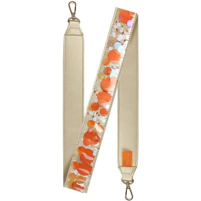 Packed Party Strap For Clear Cooper Crossbody Bag; Spirit Squad Confetti Strap For Women and Girls Fashion Purse, Handbag; Trendy for Ladies at