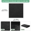 Unique Bargains Waterproof Felt Outdoor Storage Shed Flooring Mat Gray 1 Pc - 3 of 4
