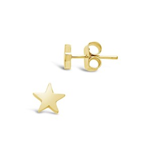 SHINE by Sterling Forever Sterling Silver Star Studs - 1 of 2