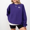 Simply Sage Market Boo Cheri Ghost Sweatshirt - 2XL - Purple - 2 of 4
