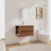 ChicFurnit Bathroom Vanities Modern Vanity with Sleek Design and Ample Storage for Bathroom Spaces, Brown,30”*18.3”*19.7" - 2 of 4