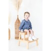 Organic Cotton Bubble Romper | Blue | Charlie Lou Baby - 2 of 4