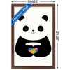 Trends International Andy Westface - Panda Love Framed Wall Poster Prints - 3 of 4