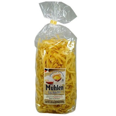 Muhlen Extra Broad Noodles 500g - Wide Traditional Pasta For Spaghetti Carbonara & Fettuccine Alfredo By Muhlen.