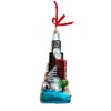 Kurt Adler Glass Ornament for Christmas Tree, Chicago - 4 of 4