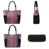 MKF Collection Bonita Crocodile Embossed Tote handbag with Wallet by Mia K - 4 of 4