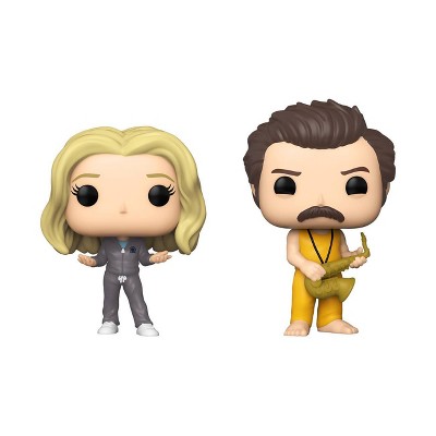 Funko POP! TV: Parks and Recreation - 2pk Locked In Ron & Leslie (Target Exclusive)