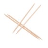 Unique Bargains Manicure Nail Groove Cleaning Stick Wood Color 100pcs - 3 of 4