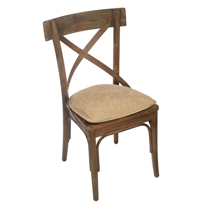 Gripper Outwest Delightfill Linen Chair Cushion Set of 2 - Tan, 3 of 5