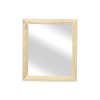 Cheung's Emmalora Painted Natural Wood Bar Framed Mirror - Whitewash - 2 of 4