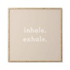 Urban Wild Studio Inhale Exhale Framed Wall Art Blush - Deny Designs - 3 of 4