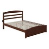 AFI Furnishings Warren Platform Bed Q with Footboard AW - 3 of 4