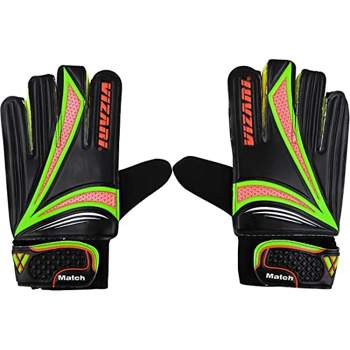 Vizari Junior Match Gloves - Professional Soccer Goalkeeper Goalie Gloves for Kids and Adults - Superior Grip, Durable Design, Secure Fit