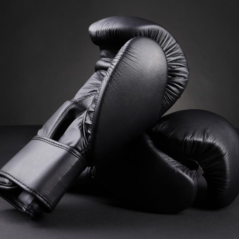 Underwraps Costumes Black Boxing Gloves Adult Costume Accessory | One Size Fits Most, 2 of 4