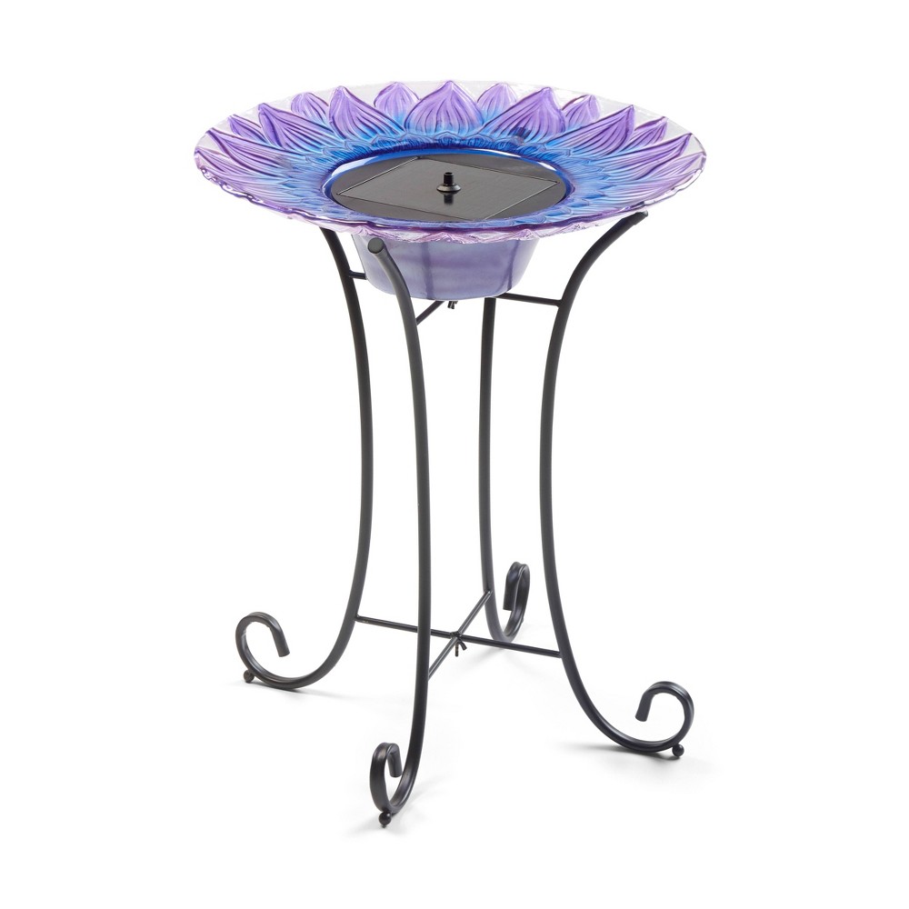 Photos - Other Decoration Smart Solar 25.2" Bell Flower Solar Bird Bath 