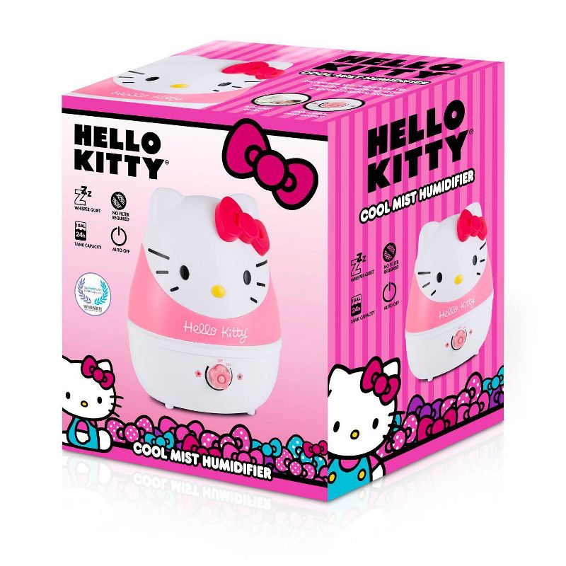 Crane Adorable Hello Kitty Ultrasonic Cool Mist Humidifier - 1gal, 3 of 8