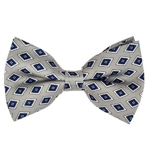 Men's Geometric Design 2.75 W And 4.75 L Inch Pre-Tied adjustable Bow Tie - 1 of 3