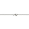 Black Bow Jewelry 1mm Sterling Silver Diamond Cut Solid Octagonal Box Chain Necklace - 4 of 4