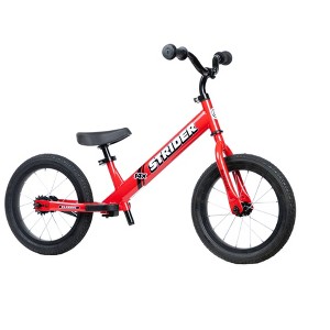 Strider 14x, Rocket Red - Balance Bike for Kids 3 to 6 Years - Includes Kid-Size Grips, Padded Seat, Performance Footrest & All-Purpose Tires - 1 of 4