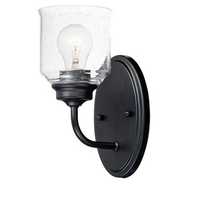 Maxim Lighting Acadia 1 - Light Vanity in  Black