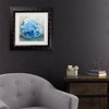 Trademark Fine Art - Jeanette Vertentes Beach Comber Dark Blue Matted Framed Art - 2 of 4