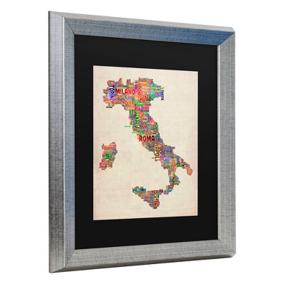 Trademark Fine Art -Michael Tompsett 'Italy Ii' Matted Framed Art