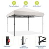 Pop Up Canopy,Heavy Duty Outdoor Canopy Tent with 6 Sidewalls & Portable Roller Bag,3 Adjustable Height,4 Weight Bags Included - 2 of 4