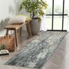 Modern Splashed Ink Printed Machine Washable Area Rug Ultra Thin Stain Resistant Non Shedding Non Slip Pet Friendly Floor Rug for Home Decor - 4 of 4