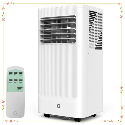 8000 BTU Portable Air Conditioner With Remote Control, 3-In-1 Quiet AC Unit