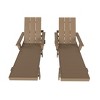 WestinTrends Ashore 2 Piece Reclining Chaise Lounge With Arms & Wheels - 3 of 4