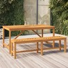 vidaXL Patio Bench, 59.1" Solid Wood Acacia - 2 of 4