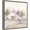 Amanti Art White Barn II by Chris Paschke Canvas Wall Art Print Framed 16 x 16-in. - 2 of 4