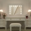 Keonjinn Large LED Vanity Makeup Mirror with LED Bulb Lights, Hollywood Makeup Mirror - 2 of 4