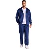 COOFANDY Mens 2 Piece Velour Tracksuit Full Zip Jackets Pants Velvet Jogging Suits Sweatsuit Set S-XXL - 3 of 4