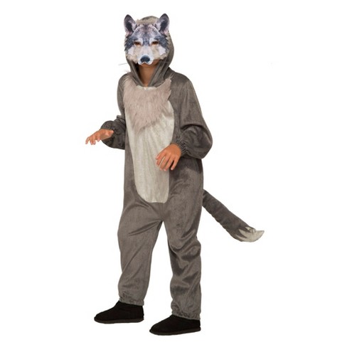 Forum Novelties Child's Wolf Jumpsuit With Mask Small : Target
